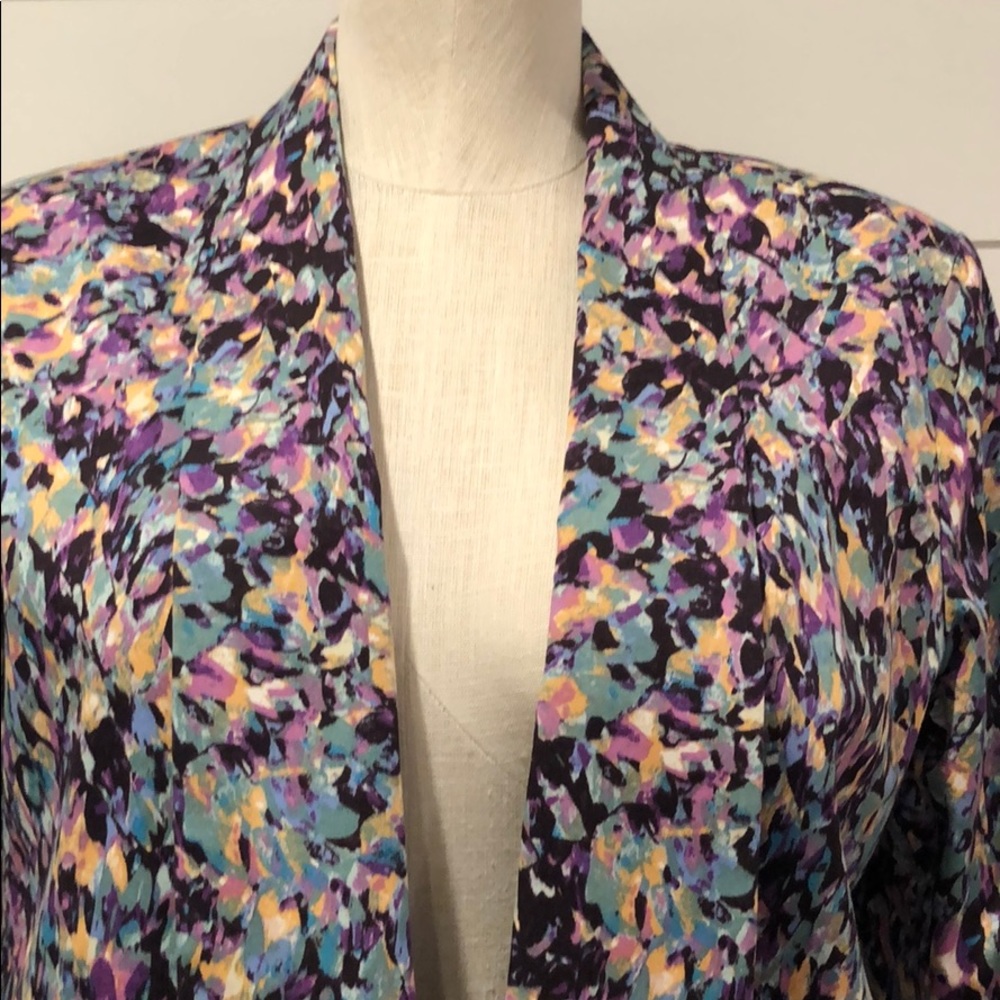 Mossimo Multi Color Blazer No Buttons - image 2